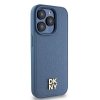 DKNY DKHMP15LPSHRPSB iPhone 15 Pro6.1 niebieski/blue hardcase Leather Monogram Pattern Metal Logo MagSafe